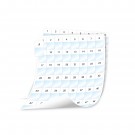 DYMO XTL Etikettenbogen, Polyester, selbstlaminierend, 2.544 Stück, auf Bogen 24mm x 42mm,