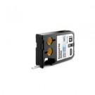 DYMO XTL Schriftband, Polyester, permanent haftend, endlos 6mm x 9,1m, schwarz auf transparent