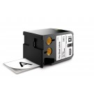 DYMO XTL Etikett, Polyester, permanent haftend, 100 Stück auf Trägerband 51mm x 76mm, schwarz auf weiß (XTL500)