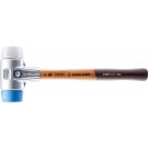HALDER SIMPLEX-Schonhammer 
mit Aluminiumgehäuse und Holzstiel,
 Ø 30,
 TPE-soft / Superplastik - TISCHLERHAMMER