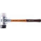 HALDER SIMPLEX-Schonhammer
mit Aluminiumgehäuse und Holzstiel,
Ø 50,
Gummikomposition / Superplastik