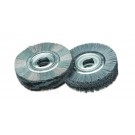 LESSMANN Entgrat-Rundbürsten Drm 250 mm breit 55-60 mm Rohr 100 mm Schleifborsten SIC K 180/1,0 mm Bohrung 50,8 mm mit Doppelkeilnut 13 x 7 mm
