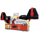 BESSEY Einhandzwinge mit drehbarem Griff "EZ360" SET 2 Stück EZ360-30 Spannweite 300 mm Ausladung 80 mm Spreizweite 195-465 mm Schiene 18x5 mm Spannkraft 1.400N (Nachfolgeartikel ist EZ360SET-A)
