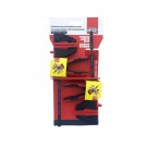 BESSEY Einhandzwingen mit drehbarem Griff S Spannweite 110 mm Ausladung 40 mm Spreizweite 104 - 208 mm Schiene 2,5 x 7 mm Spannkraft 400 Nm