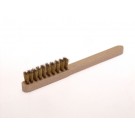 LESSMANN Handbürsten 200x15x13 mm 2 x 10 rhg. Messingdraht MES gew. 0,25 mm  hoch 19 mm

