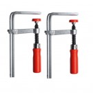 BESSEY Ganzstahl-Tischzwinge GTR12SET (2 x GTR12) zum Fixieren von Führungsschienen
Spannweite 120 mm/Ausladung 60 mm