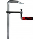 BESSEY Ganzstahl-Schraubwzinge GZ25-12KG mit 2K-Klappgriff
Spannweite 250 mm/Ausladung 120 mm/Schiene 24,5x9,5 mm