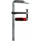 BESSEY Ganzstahl-Schraubwzinge GZ30-12KG mit 2K-Klappgriff
Spannweite 300 mm/Ausladung 120 mm/Schiene 24,5x9,5 mm