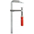 BESSEY Ganzstahl-Schraubwzinge GZ16 mit Holzgriff
Spannweite 160 mm/Ausladung 80 mm/Schiene 17,5x6,8 mm