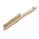 LESSMANN Handbürste mit Holzkörper 1-Reihig MES Messingdraht gewellt 0,35
Länge 290 mm/Besatz 140 mm/Höhe 25 mm Loch ø 10 mm (Preis auf Anfrage)