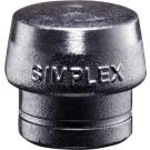 SIMPLEX-EINSATZ 80 MM
Weichmetall, silber