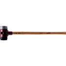 HALDER SIMPLEX-Vorschlaghammer
 mit Stahlgussgehäuse und Holzstiel, 
Ø 80 / Stiel 700 mm
 Gummikomposition / Weichmetall