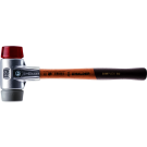 HALDER SIMPLEX-Schonhammer
 mit Aluminiumgehäuse und Holzstiel, 
Ø 30, 
TPE-mid / Plastik