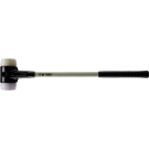 HALDER SIMPLEX-Vorschlaghammer
 mit verstärktem Stahlgussgehäuse und Fiberglasstiel, 
Ø 80, Stiel 700 mm
 Superplastik / Nylon