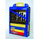 IRWIN Turbomax™ HSS Bohrer Sätze HSS Turbomax, 19-tlg. Satz in Metallkasten: 1,0 -10,0mm (um 0,5mm steigend)