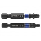 IRWIN Impact Power Schraubendreher Bit T25 50MM 2 Stk.