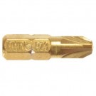 IRWIN Pozidriv - Bits, Titan beschichtet Pozidriv Pz1 TiN - 1/4”/25mm - 10 Stck.   1 Pkg. = 10 Stk.