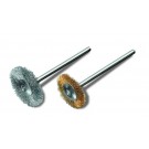 LESSMANN Miniatur-Rundbürsten Schaft 3,0 mm Drm 22 ROF gew. 0,10 mm - RPM max. 10.000

