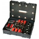 BESSEY Schnellspanner-Systainer STC-S-MFT inkl. Holzeinlage mit 20 mm Bohrung
4x STC-HH50/ 2x STC-IHH25/6x STC-SET-T20/2x GTR12