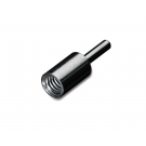 LESSMANN Einspannschaft für Rohrbürsten mit Drm 6 x 25 mm Schaft verzinkt Drm 8 x 25 mm Gew.-Muffe M 6 Gesamtlänge 50 mm
