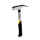 SEMLOC Latthammer Steeler, rauhe Bahn, magnetischer Nagelhalter, ganz geschmiedet, ergonomischer Softgrip