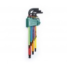 SATA 9-tlg.-Kugelkopf-6-kant-Schlüssel-Set-Black-Oxide-Farbserie