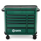 SATA 11-Schubladen-Rollschrank-Pro-(Grün)-Modell95114G Werkzeugwagen
