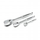 SATA 3-tlg. 120XP-Ratschen-Set 1/4", 3/8" und 1/2" mit Standardgriff (120 Zähne) - Modell 13976