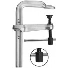 BESSEY Hochleistungszwinge Stahlbau STBS30 extrem schwer
Spannweite 300 mm/Ausladung 200 m/Schiene 50x25 mm
mit Sechskant 36 mm am Spindelende
