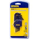 IRWIN Holster Sechskant- Schlüssel Satz Torx-Schlüssel: T6, T7, T8, T10, T15, T20, T25, T27, T30, T40