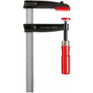 BESSEY Temperguss-Schraubzwinge TGRC100S17 mit Holzgriff
Spannweite 1.000 mm/Ausladung 175 mm/Schiene 32x10 mm