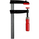 BESSEY Temperguss-Schraubzwinge TGRC30B6 mit Holzgriff
Spannweite 300 mm/Ausladung 60 mm/Schiene 20x5 mm
