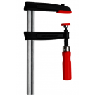 BESSEY Temperguss-Schraubzwinge TP100S12BE mit Holzgriff Spannweite 1.000 mm/Ausladung 120 mm/Schiene 29x9 mm