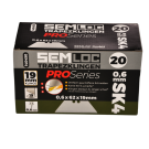 SEMLOC ProSeries Display mit 20 Köchern Trapezklingen 19 mm (SK4)