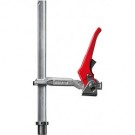 BESSEY Spannelement mit fixer Ausladung TW28-30-12H mit Hebelgriff
ø 28 mm/Spannhöhe 300 mm/Ausladung 120 mm/Schiene 28x11 mm

