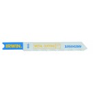 IRWIN HCS Stichsägeblätter für Metall - U-Schaft HSS, 70mm, 12 TPI, U118B   1 Pkg. = 5 Stk.