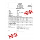 SCALA Zertifikat für Radreifen- und Spurkranz-Messgeräte 261.320,401,402,403 mit Prüfplakette / Prüfintervall: jährlich

